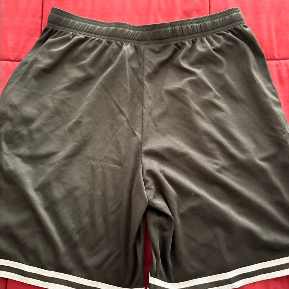 Men's Black Athletic Shorts - Picture 2 of 2